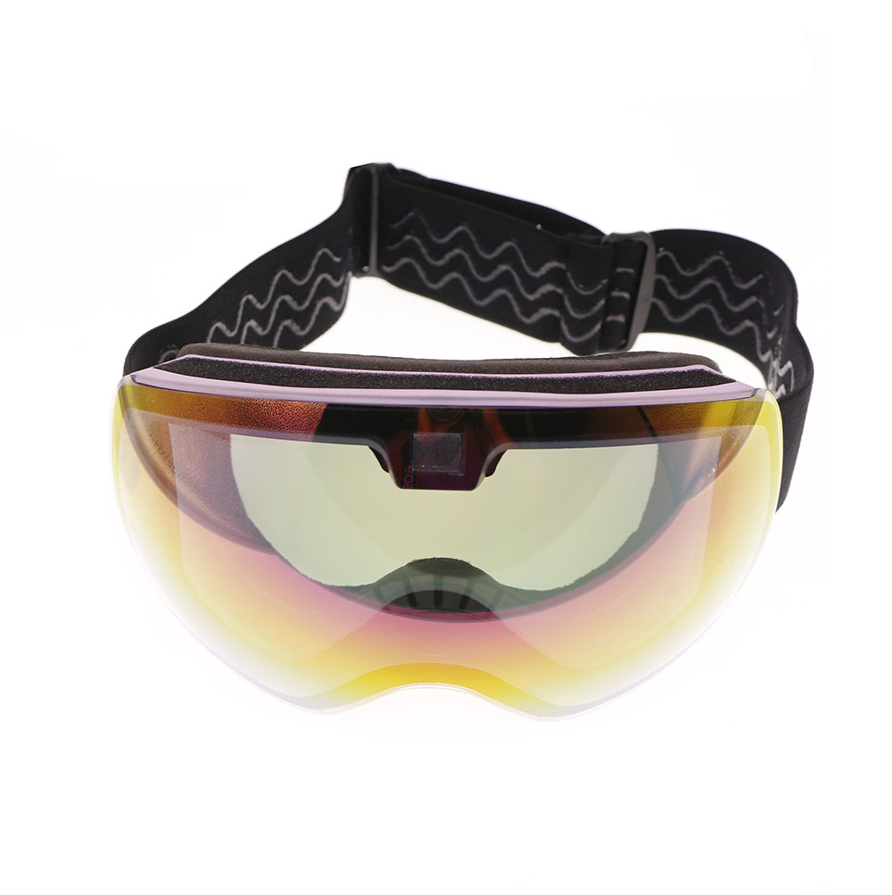 LCD solar switch ski goggle