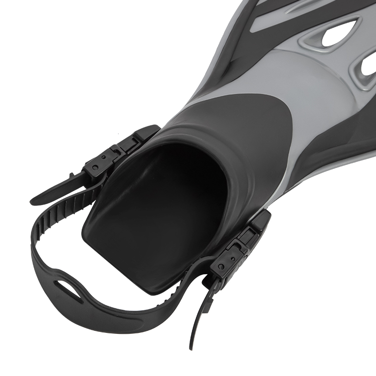 Customizable Open Heel Diving Fins with the Adjustable Strap 