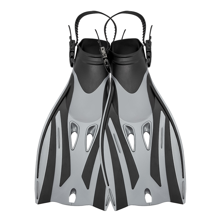 Customizable Open Heel Diving Fins with the Adjustable Strap 