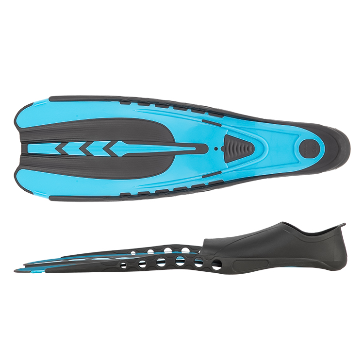Customized Adult Full Foot Pocket Fins with the Open Toe and Well-balanced