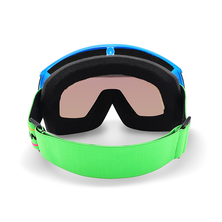Reanson Customized Fog-free Anti-Scratch Blue Revo Lens Ski Goggles with the UV Protection